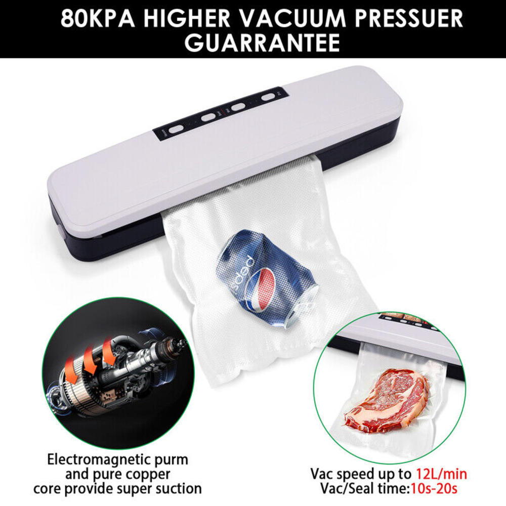 Great Choice Products Vacuum Sealer Machine Full Automatic Food Sealer For Food Air Sealing System New