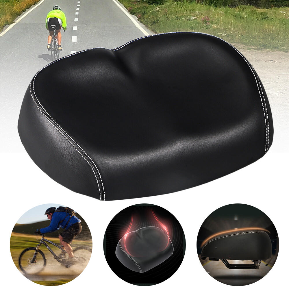 Great Choice Products Pu Pad Bike Cycle Noseless Saddle Bicycle Seat ...