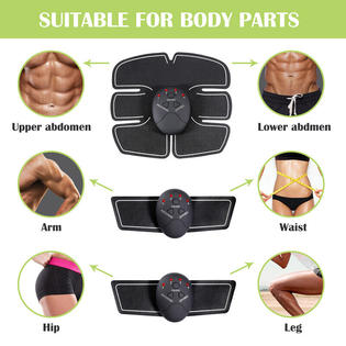 Great Choice Products Abs Toning Belt Simulation Electric Muscle Toner  Machine Fat Burner Belly Shaper