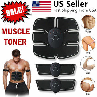 Great Choice Products Electric Muscle Toner Machine Abs Toning Belt  Simulation Fat Burner Belly Shaper