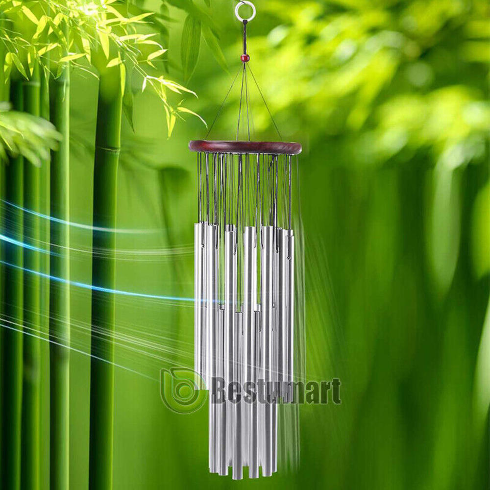 Great Choice Products Large Deep Tone Wind Chimes Outdoor 27 Metal Tubes Windchime Indoor Garden Decor