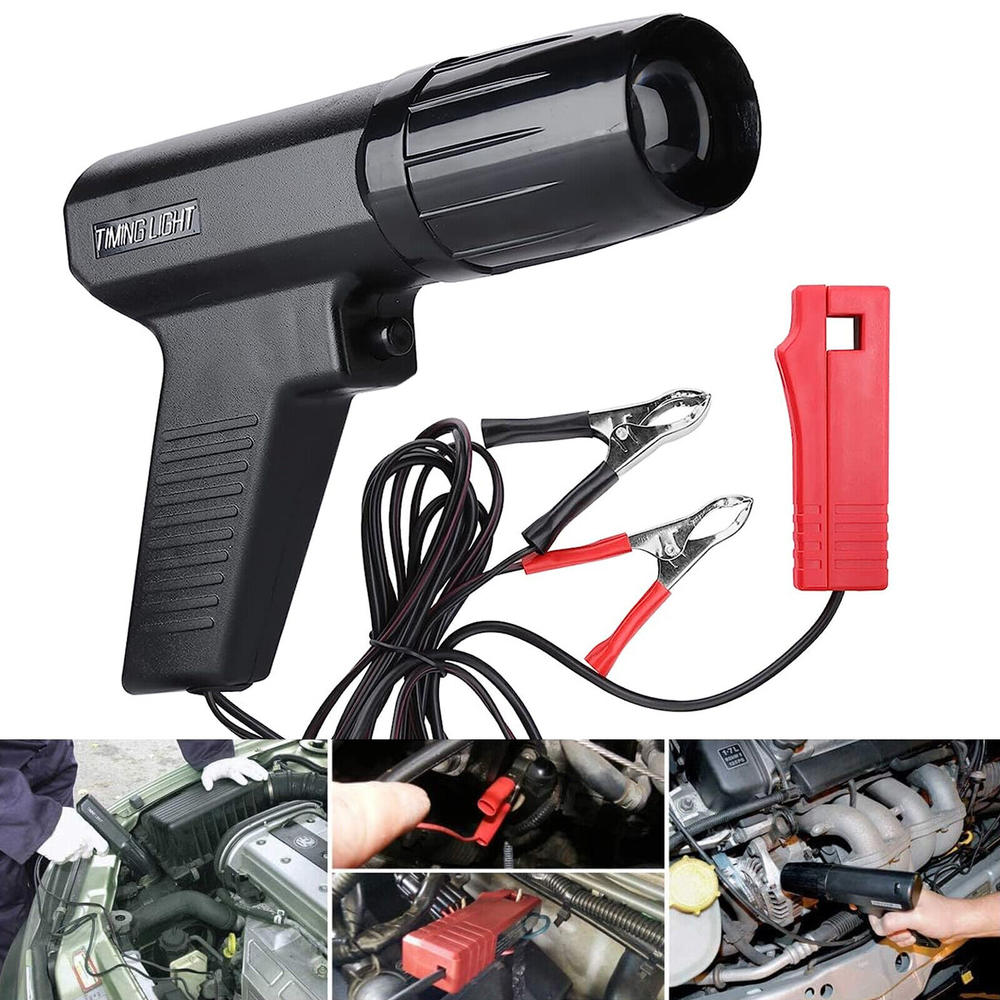 Great Choice Products Car Engine Timing Light Ignition Timing Light 12V Engine Timing Gun Tester M4Z2
