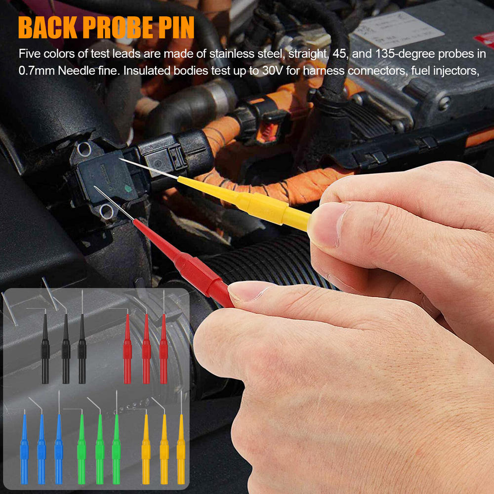 Great Choice Products 22Pcs Automotive Back Probe Test Tool Kit ...