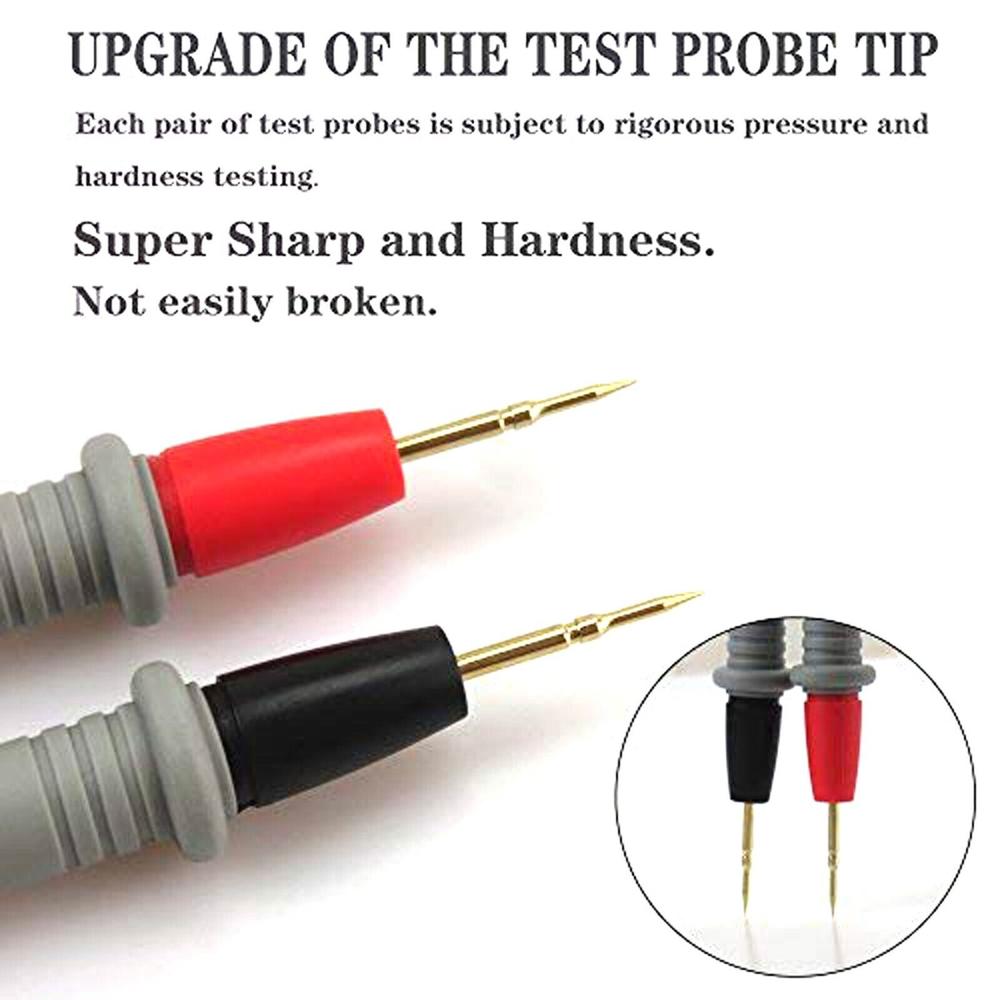 Great Choice Products Multimeter Test Leads Gold Plated Electrical Probes For Fluke Meter 1000V 20A