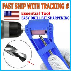 Great Choice Products Drill Bit Sharpener Corundum Grinding Wheel Titanium Portable Powered Tools Us