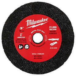 Milwaukee Tool 49-94-3000 3" Metal Cut Off Wheel 3Pk