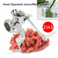 Great Choice Products Aluminum Hand Operated Juicer For Fruit Vegetable And Wheat Grass Grinder