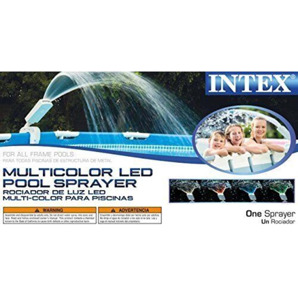 Intex MultiColor LED Pool Sprayer for Above Ground Swimming Pools