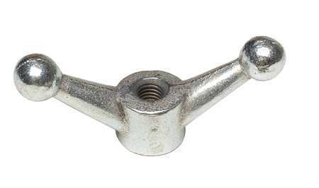 Great Choice Products Wing Nut, 1/2"-13, Malleable Iron, Zinc Plated, 1.875