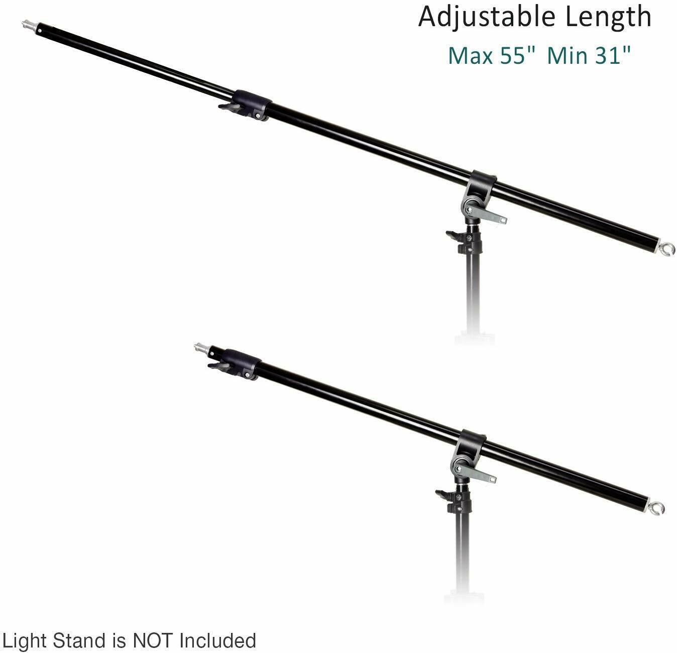 Great Choice Products Adjustable Light Boom Stand Boom Arm Bar For Softbox Soft Box Photo Video Studio