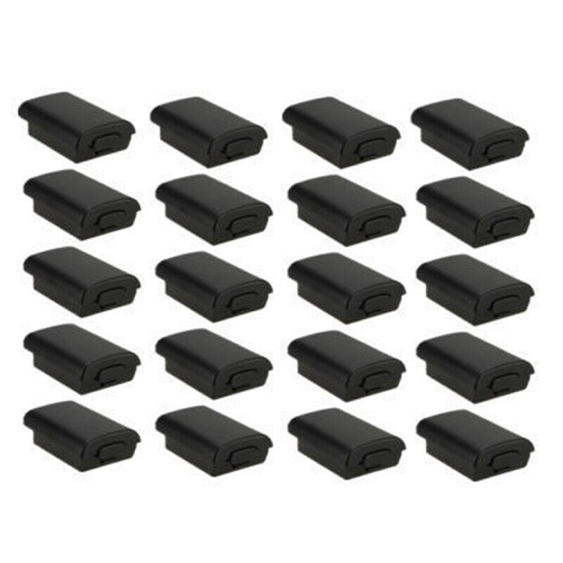Great Choice Products 20X New Battery Pack Cover Shell Case Kit For Xbox 360 Wireless Controller Black