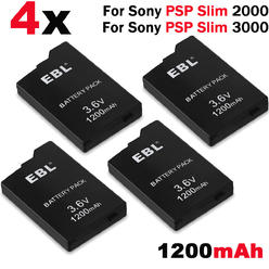 Great Choice Products 4X1200Mah Rechargeable Replacement Battery For Sony Psp Slim 2001 2000 3000 2006