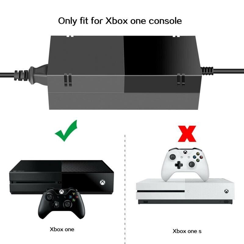 Great Choice Products For Microsoft Xbox One Console Ac Adapter Brick Charger Power Supply Cord Cable