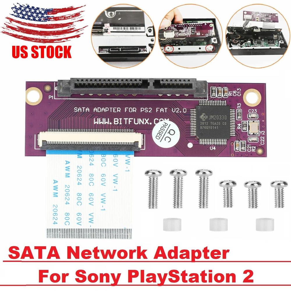 Great Choice Products Sata Upgrade Adapter For Sony Playstation 2 Ps2 Ide Hard Drive Network Adapter