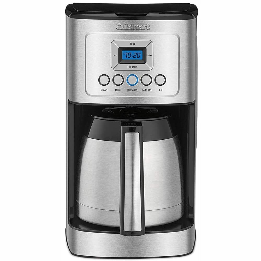 Cuisinart 12 Cup Programmable Stainless Steel Thermal Coffee Maker With Thermal Carafe (Dcc1850 /Dcc3400) Bundle Including Permanent Fi…