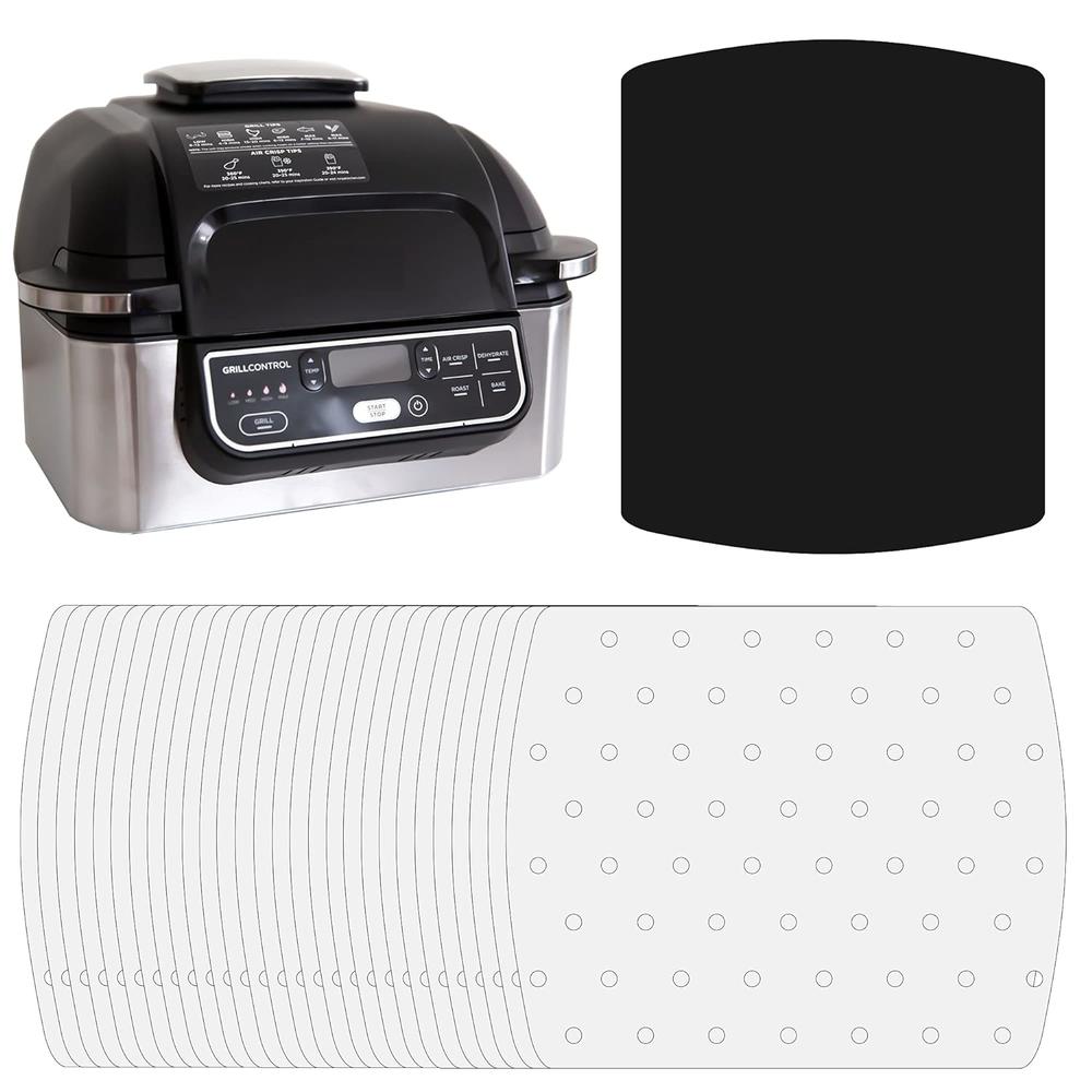 Great Choice Products Air Fryer Parchment Paper For Ninja Foodi Grill 5In1 Ag301, 4Qt Ninja Foodi Accessories, Air Fryer Accessories, 100Pcs Air Fr…