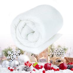 Great Choice Products Christmas Fake Snow Blanket Roll  5 Foot X 9.9 Foot Artificial Snow For Winter Village Displays, Soft And Fluffy Fake Snow Fo…