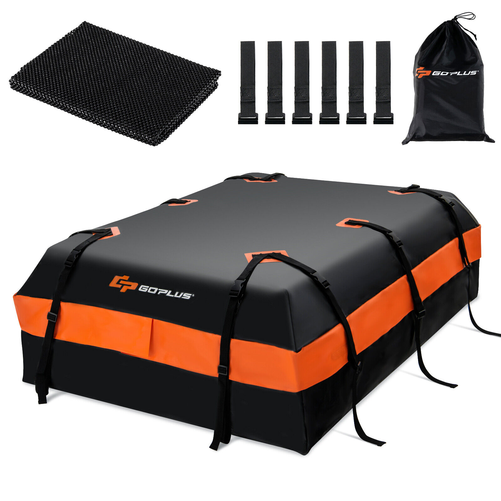 Great Choice Products 21 Cubic Feet Car Roof Bag Rooftop Cargo Carrier Waterproof Soft Top Luggage Bag