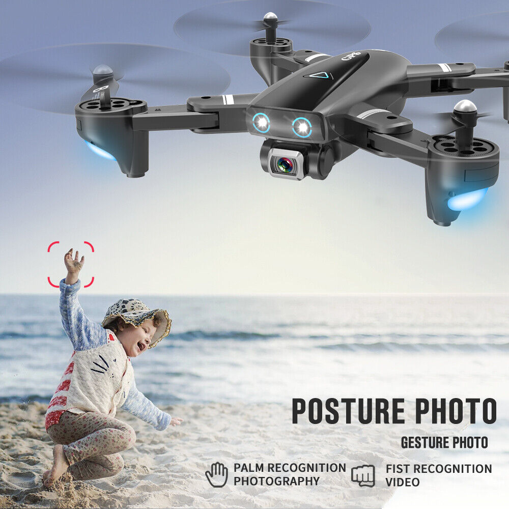 Great Choice Products Foldable Quadcopter Drone With Camera 4K Hd Gps Adult Beginner