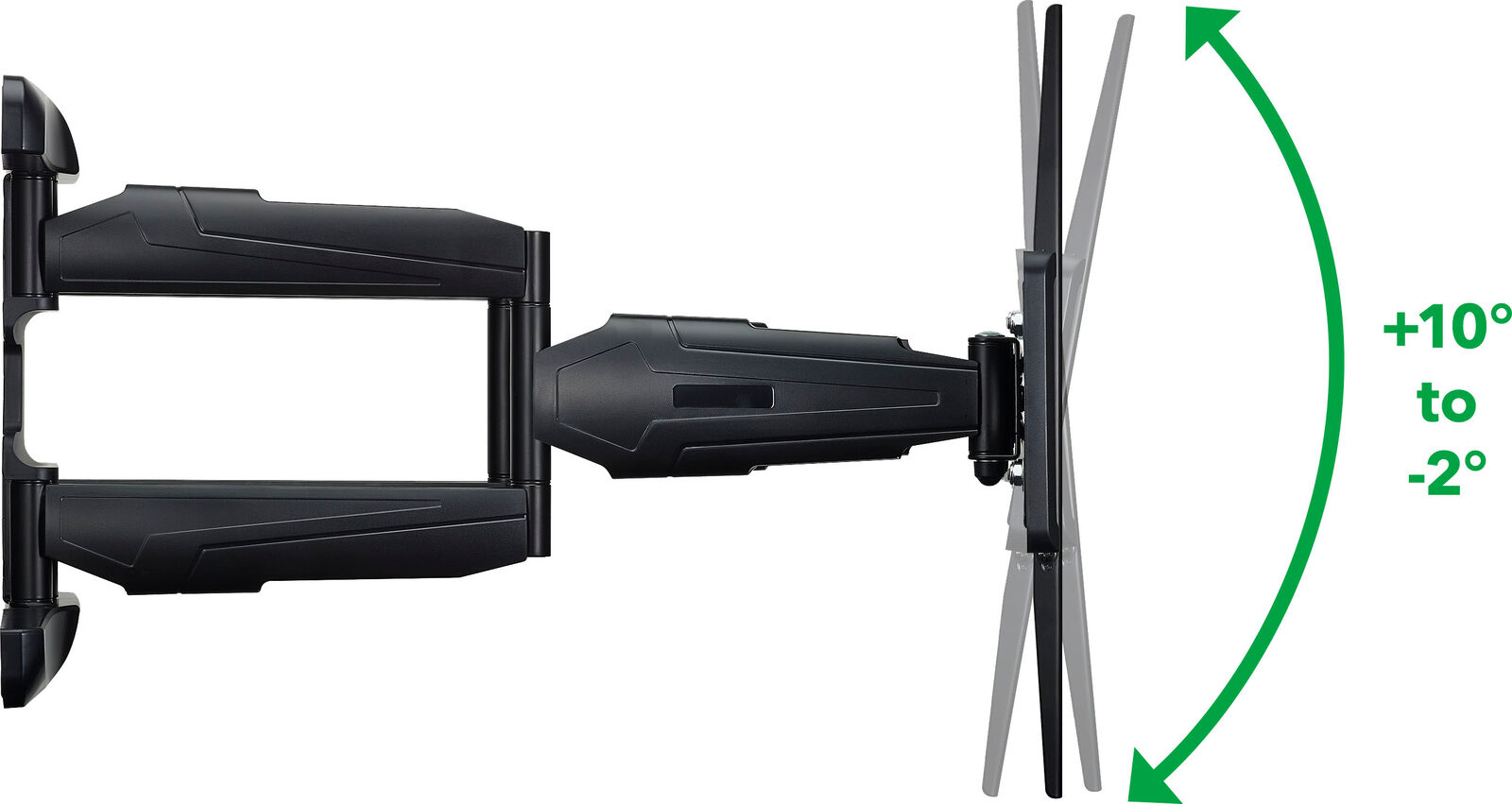 Insignia- Full-Motion Wall Mount for 47" - 90" TVs up to 130 lbs. - Extends...