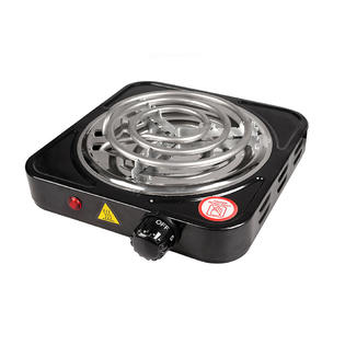 Great Choice Products 1000W Single Hot Plate Electric Burner Fast Stainless  Steel Grill Camping Stove