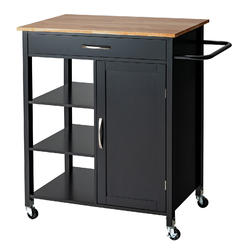 Great Choice Products Mobile Kitchen Island Cart Serving Cart For Living Room Dining Room Kitchen
