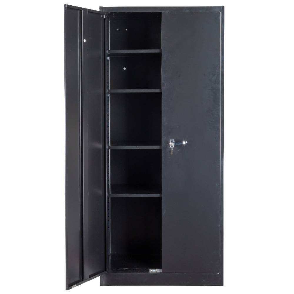 Great Choice Products Metal Storage Cabinet With Lock, 72" Lockable Garage Tool Cabinet With Doors New