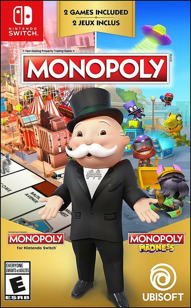 Great Choice Products Monopoly For Nintendo Switch + Monopoly Madness - Nintendo Switch, Nintendo S...