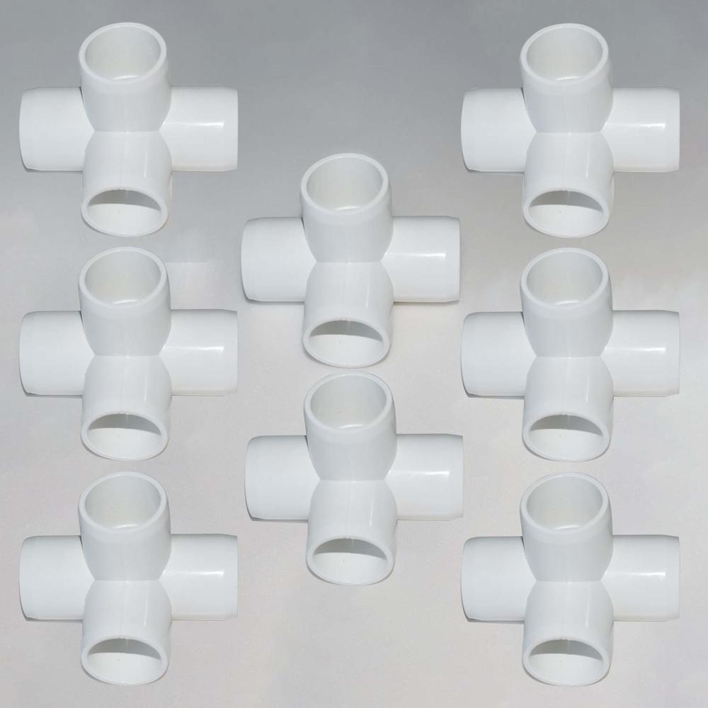 Great Choice Products 18Pack 4-Way Elbow Pvc Fittings, 1-2Inch ...
