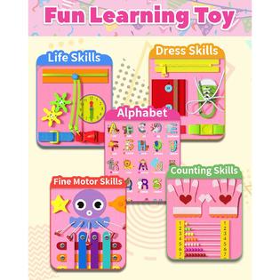 Great Choice Products Busy Board Montessori Toys For 1 2 3 Year Old Girl &  Boy