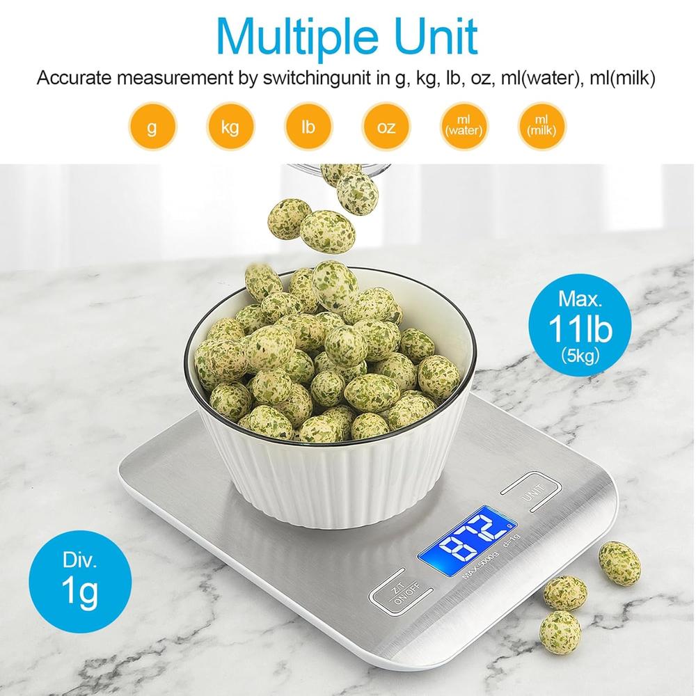 Great Choice Products Food Scale, Kitchen Scale, Gram Scale, Digital Food Scale, Weight Scale, Digital Scale, Coffee Scale, Scales Digital Wei…