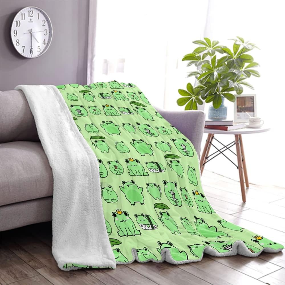 Great Choice Products Frog Blanket Frog Gifts For Women Frog Gifts For Frog Lovers Soft And Cozy Throw Blanket For Couch Sofa Bed Living Dorm …