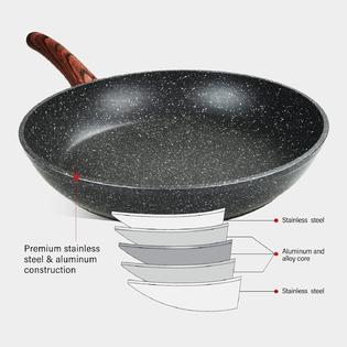 Great Choice Products Frying Pan Nonstick 11 Inch Fry Pans For