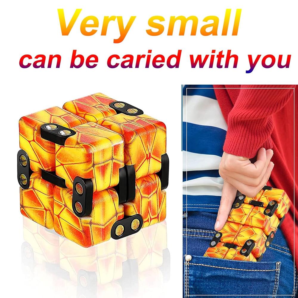 Great Choice Products Infinity Cube Fidget Toy, Cubes For Stress And ...