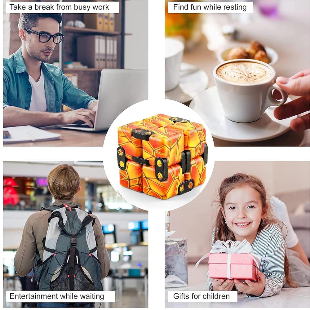 Great Choice Products Infinity Cube Fidget Toy, Cubes For Stress And ...