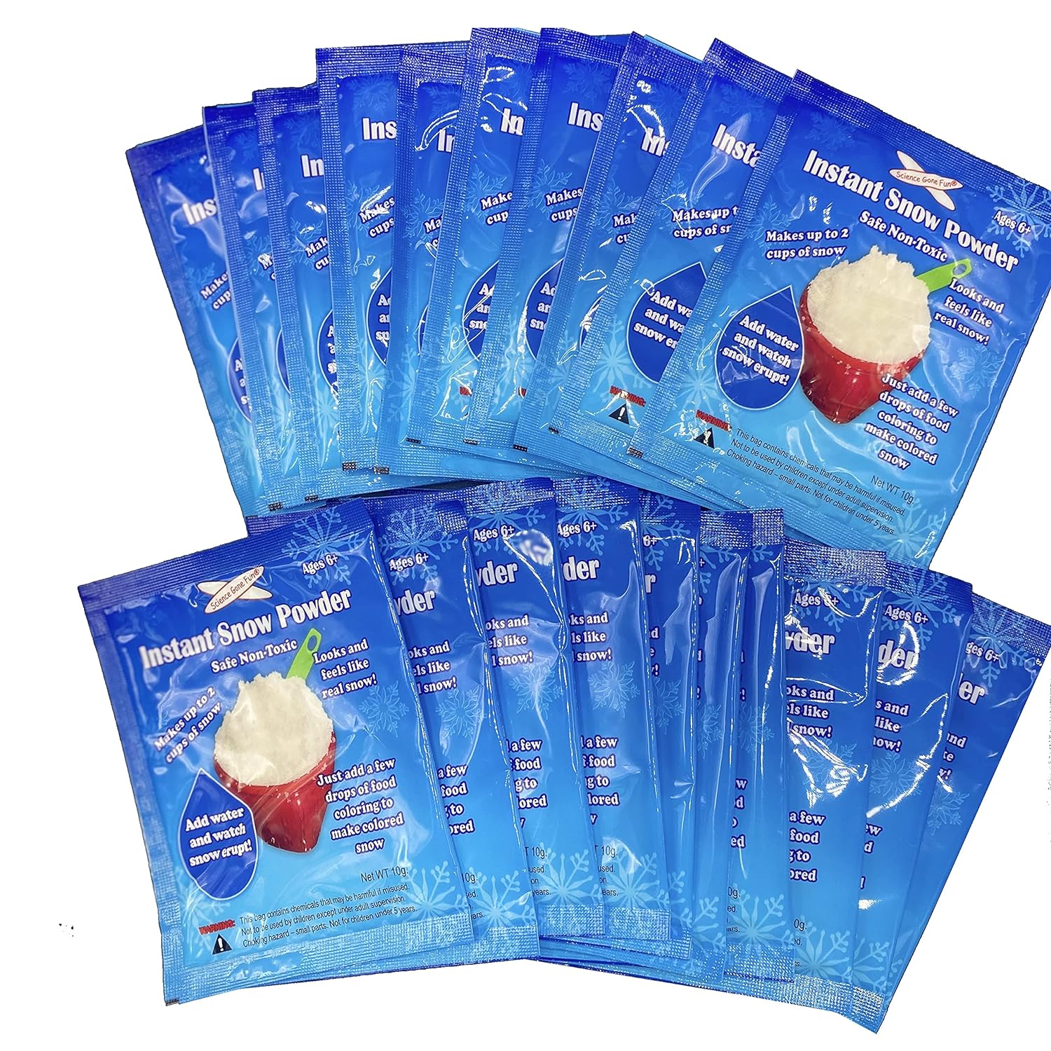 Great Choice Products Instant Snow Powder 20 Pouches