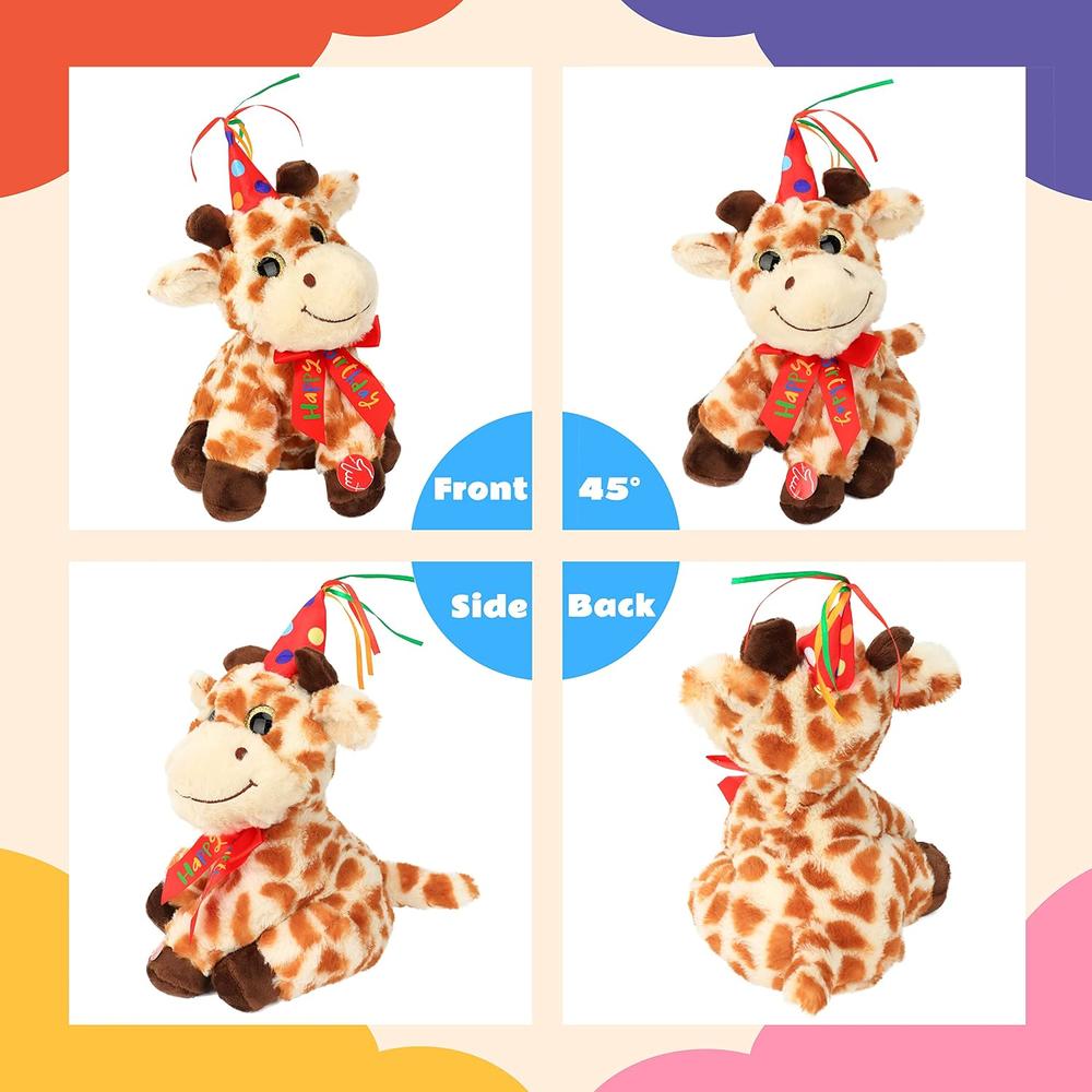 Great Choice Products Musical Birthday Giraffe Interactive Animated ...