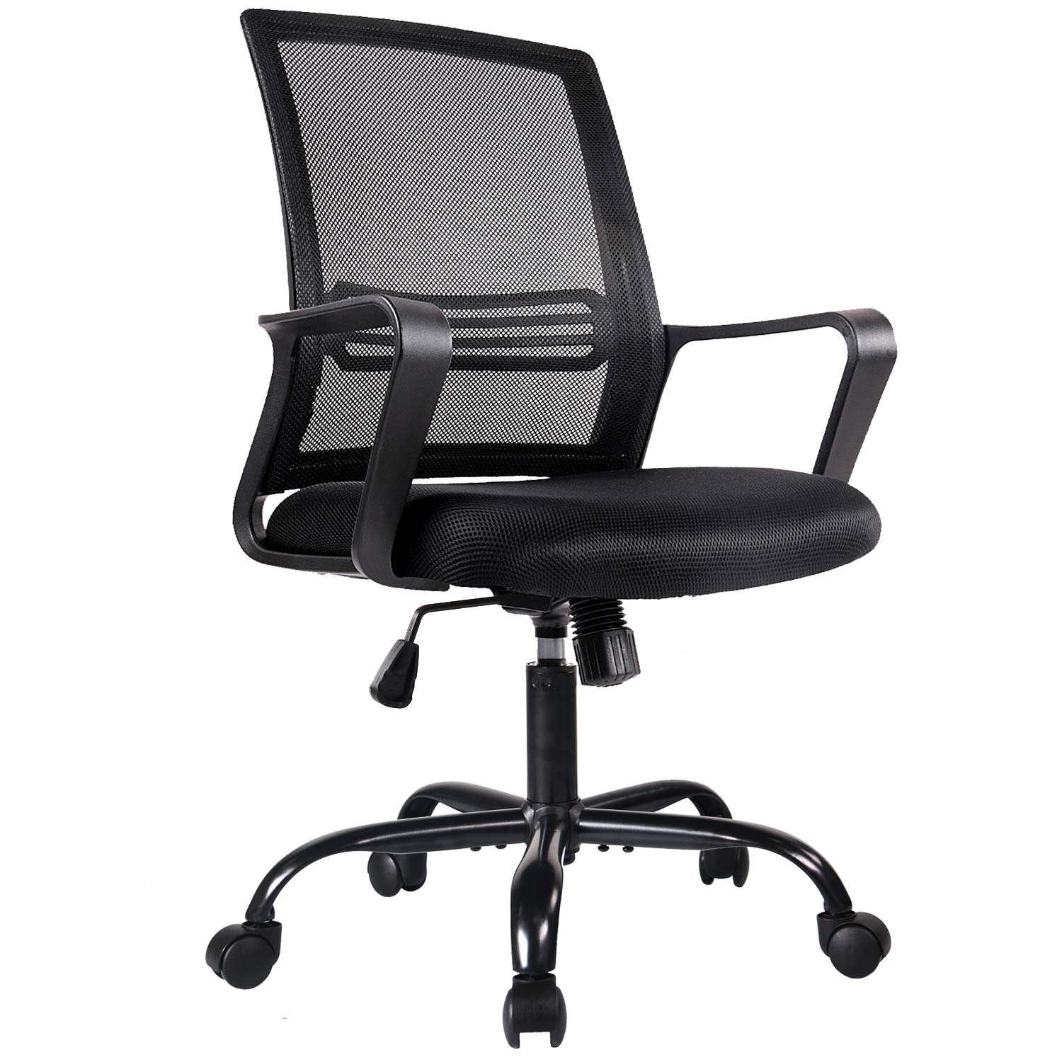 Great Choice Products Office Chair, Mid Back Desk Chair, Ergonomic Home Office Desk Chairs, Mesh Computer Chair, Cute Swivel Rolling Task Chair