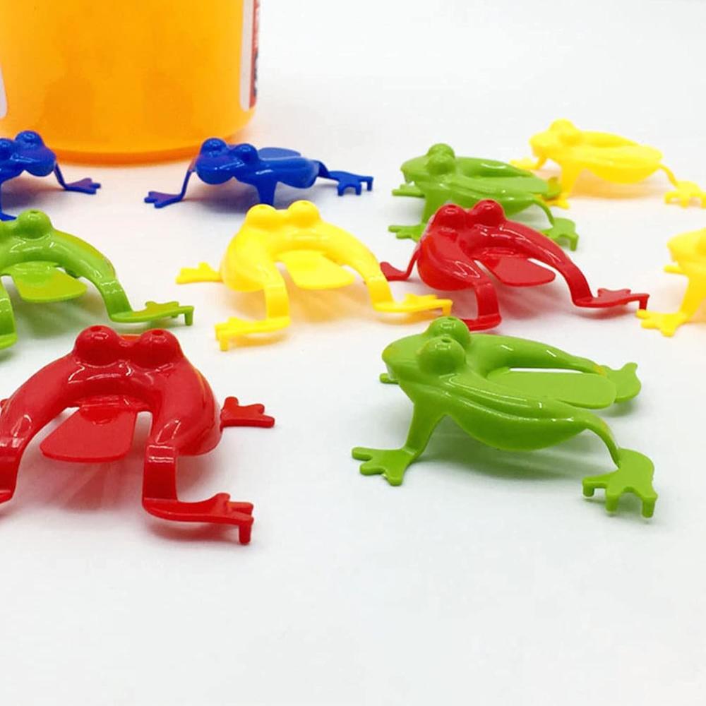 Great Choice Products Press Frog Toy 24Pcs Jumping Frog Toy Finger ...