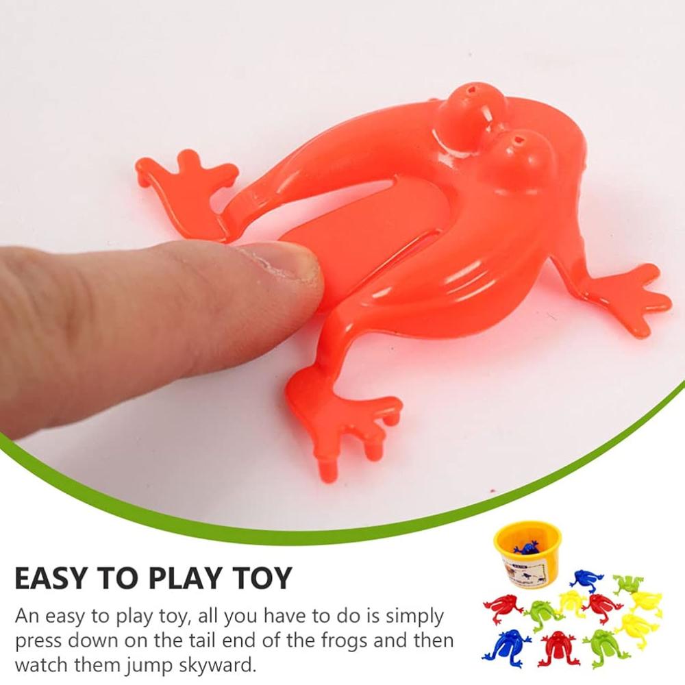 Toy Frog String Great Choice Products Press Frog Toy 24Pcs Jumping Frog Toy Finger ...