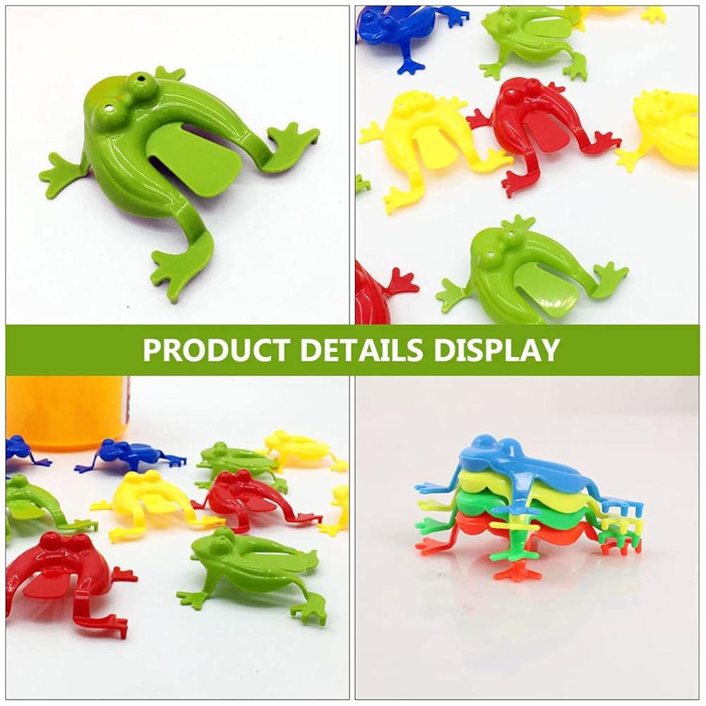 Great Choice Products Press Frog Toy 24Pcs Jumping Frog Toy Finger ...