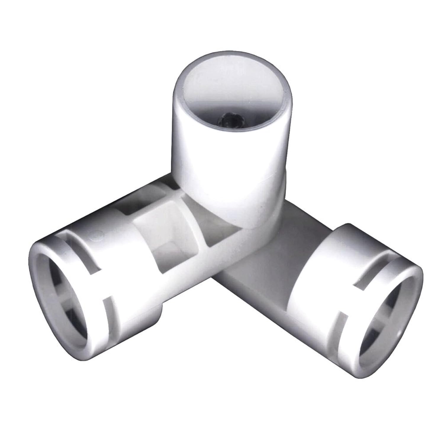 Great Choice Products Pvc- Adjustable Joint Fitting 1" 3-Way (Furniture Grade White)