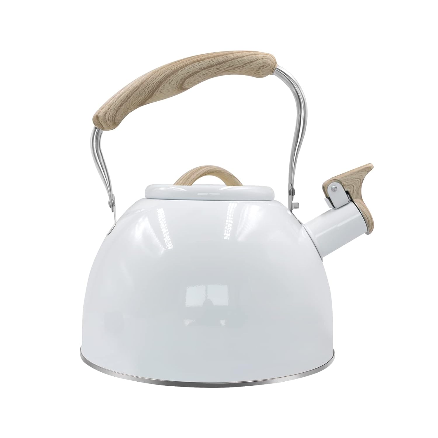 Great Choice Products Whistling Stovetop Tea Kettle, 2.6 Quart/3.0 Liter Stainless Steel Tea Kettles, Food Grade Tea Pots For Stove Top, Tea P…