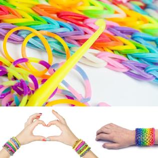 Great Choice Products 3000Pcs Loom Rubber Bands Kit With 75 Clips,5 Hooks,  Premium Bracelet Making