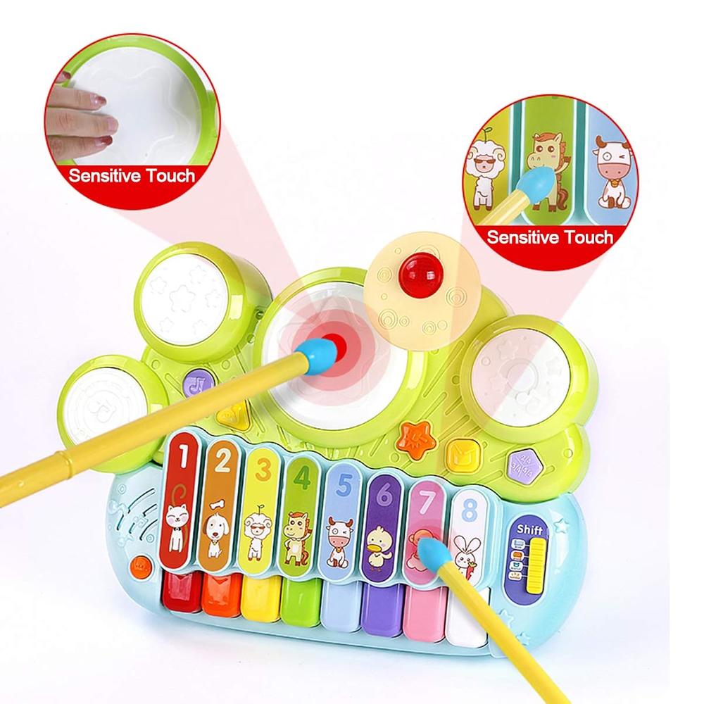 Great Choice Products 3 In 1 Musical Instruments Toys, Electronic Piano ...