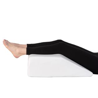 Great Choice Products Leg Elevation Pillow, Bed Wedge Pillow with A Cooling Memory Foam Top, Leg Pillow for Lower Back Pain, Circulation, Swelli