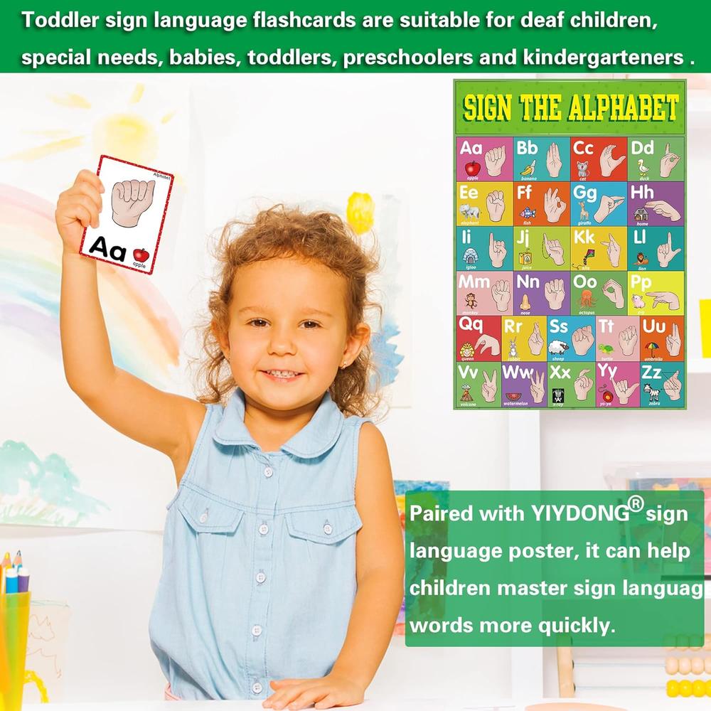 Great Choice Products American Sign Language Flash Cards For Babies And ...