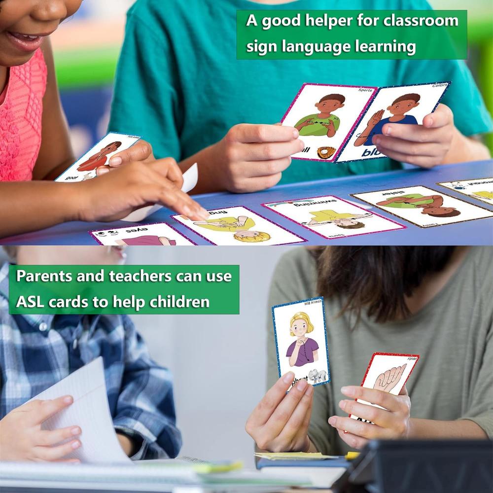 Great Choice Products American Sign Language Flash Cards For Babies And ...