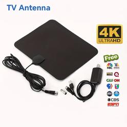 GCP Products 1PC TV Antenna-2023 Indoor Amplified HD Digital TV Antenna For Smart TV Up To 380+Miles Support 4K 1080p