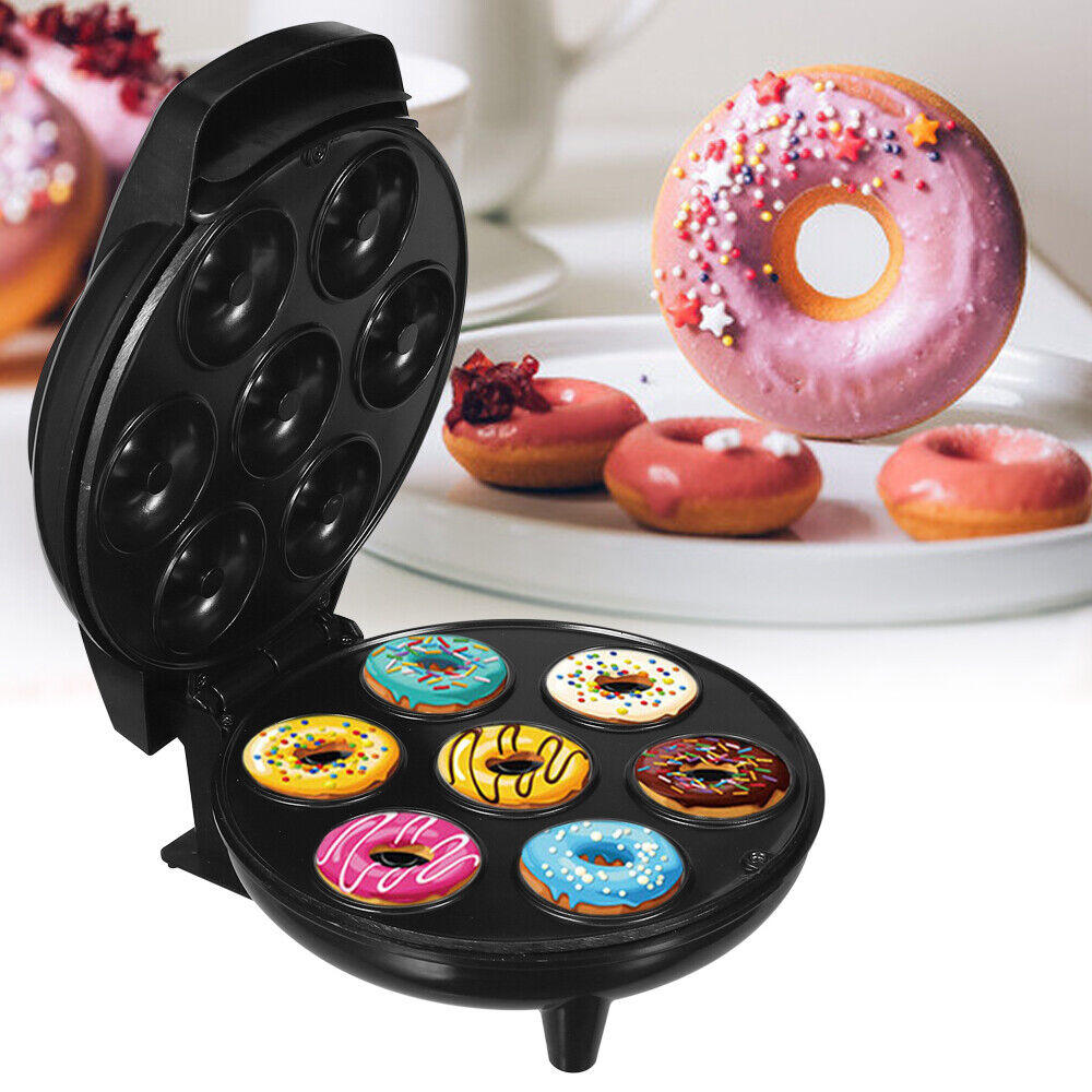 Great Choice Product 1200W Mini Donut Maker Machine For Kid-Friendly Breakfast, Makes 7 Doughnuts
